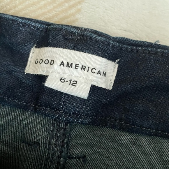 NWT Good American Women's Skinny Dark Blue Jeans Mid-Rise fits sizes 6-12 - Picture 4 of 10